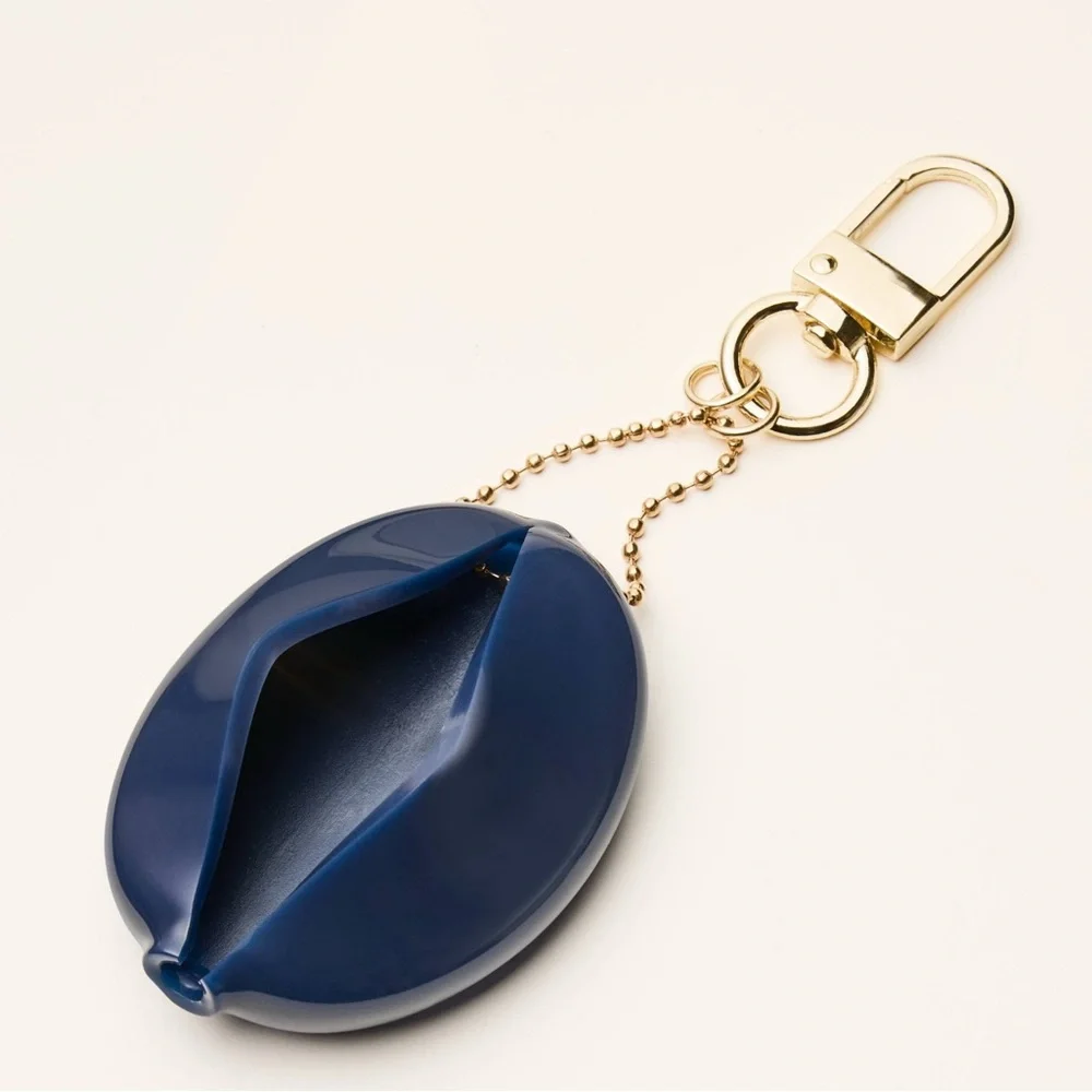♠️💙 kate Spade new york x Target My Two Cents Coin Purse Bag Charm Keychain